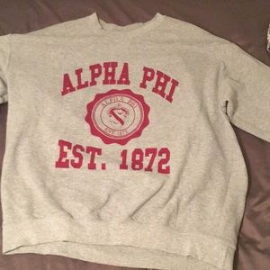 Alpha phi sweatshirt
